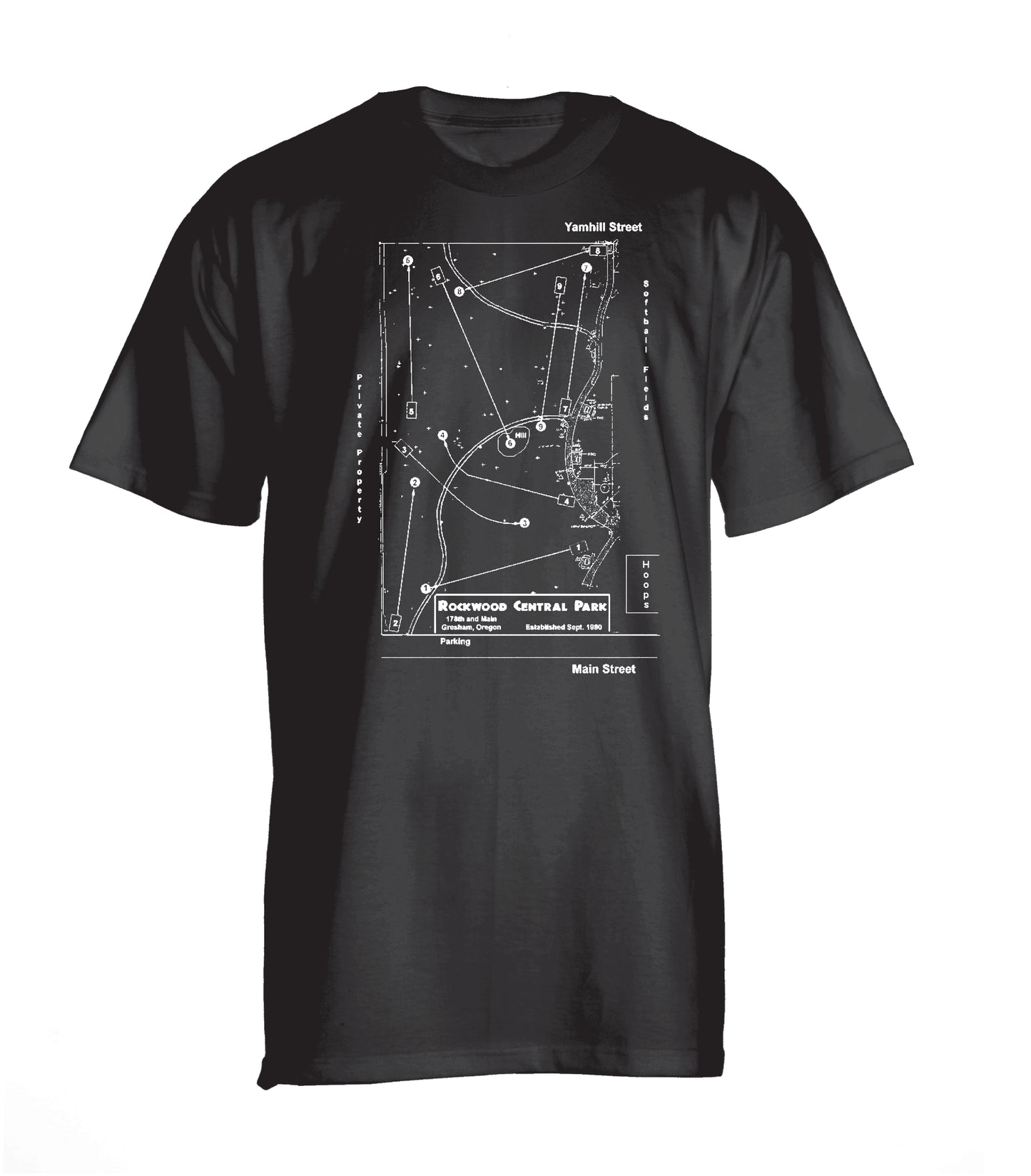 Rockwood Map Black/White